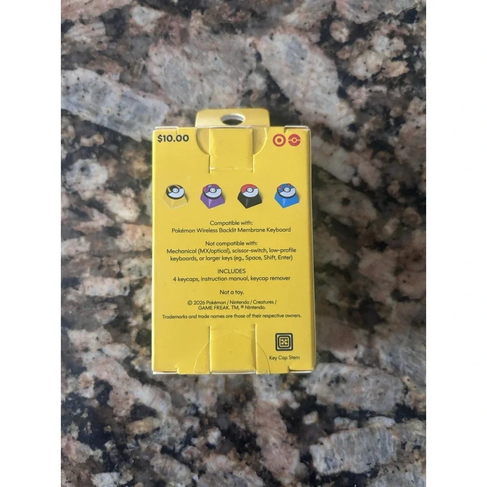 Pokémon x Target Exclusive Keycaps 30th Anniversary New in Box